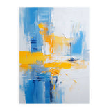 Blue Yellow Abstract Painting artwork preview