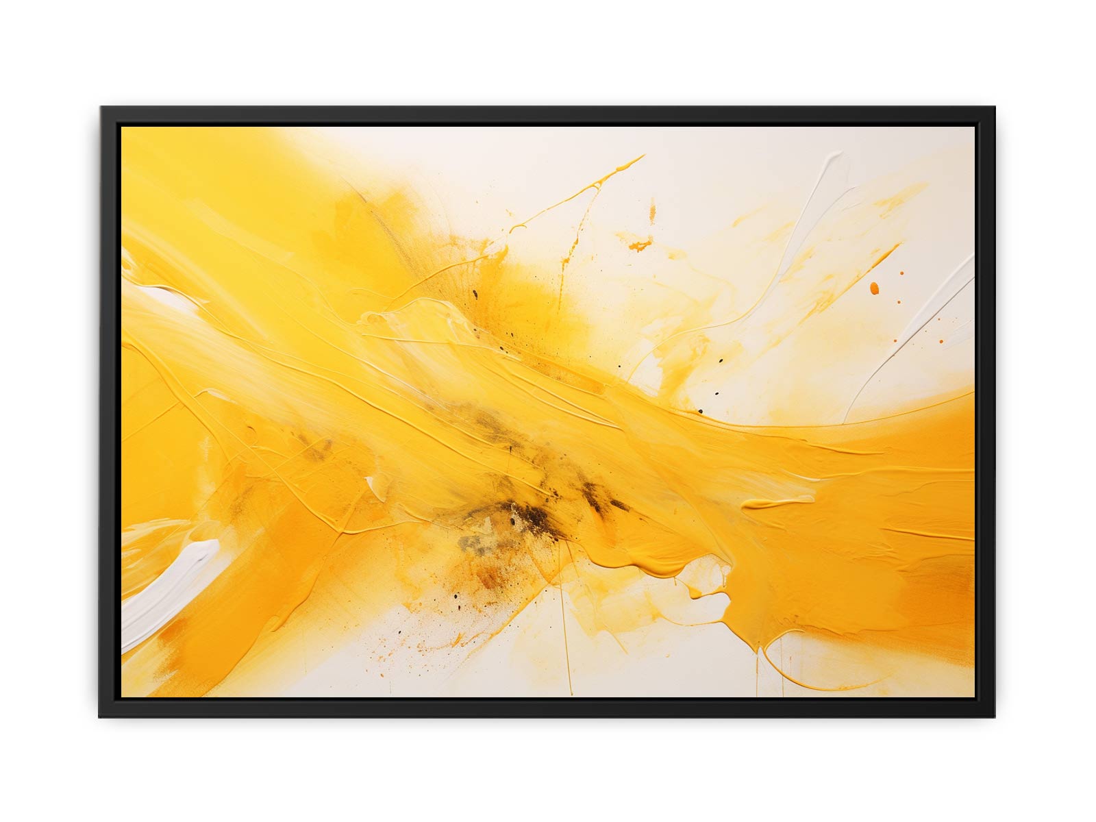 Yellow Abstract Painting