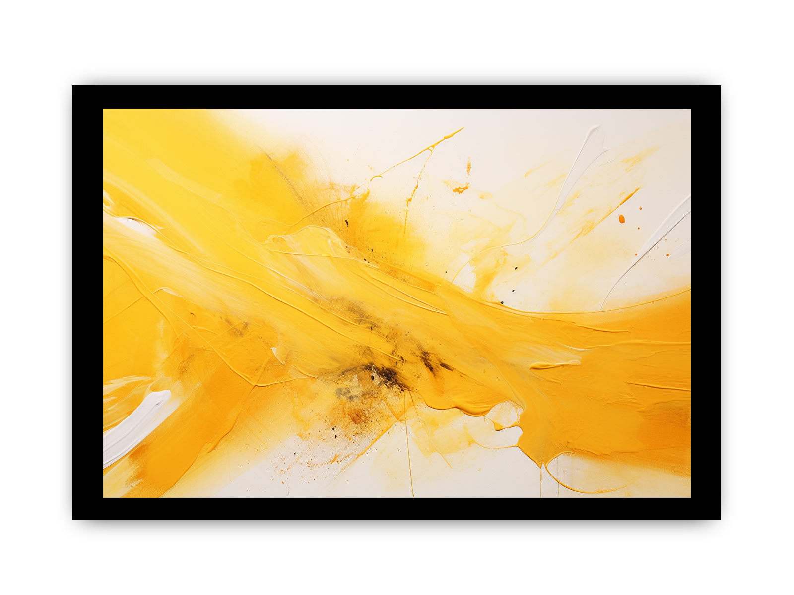 Yellow Abstract Painting