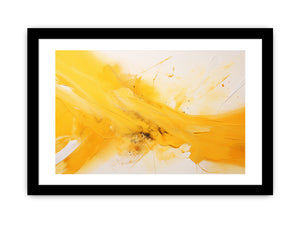 Yellow Abstract Painting