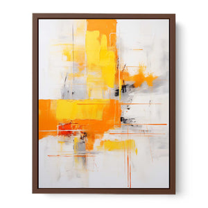 Brown Yellow Abstract Painting