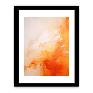 Yellow Brown Abstract Painting