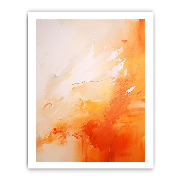 Yellow Brown Abstract Painting