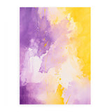 Yellow Purple Abstract Painting artwork preview