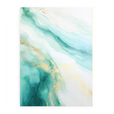 Sea Green Abstract Painting artwork preview