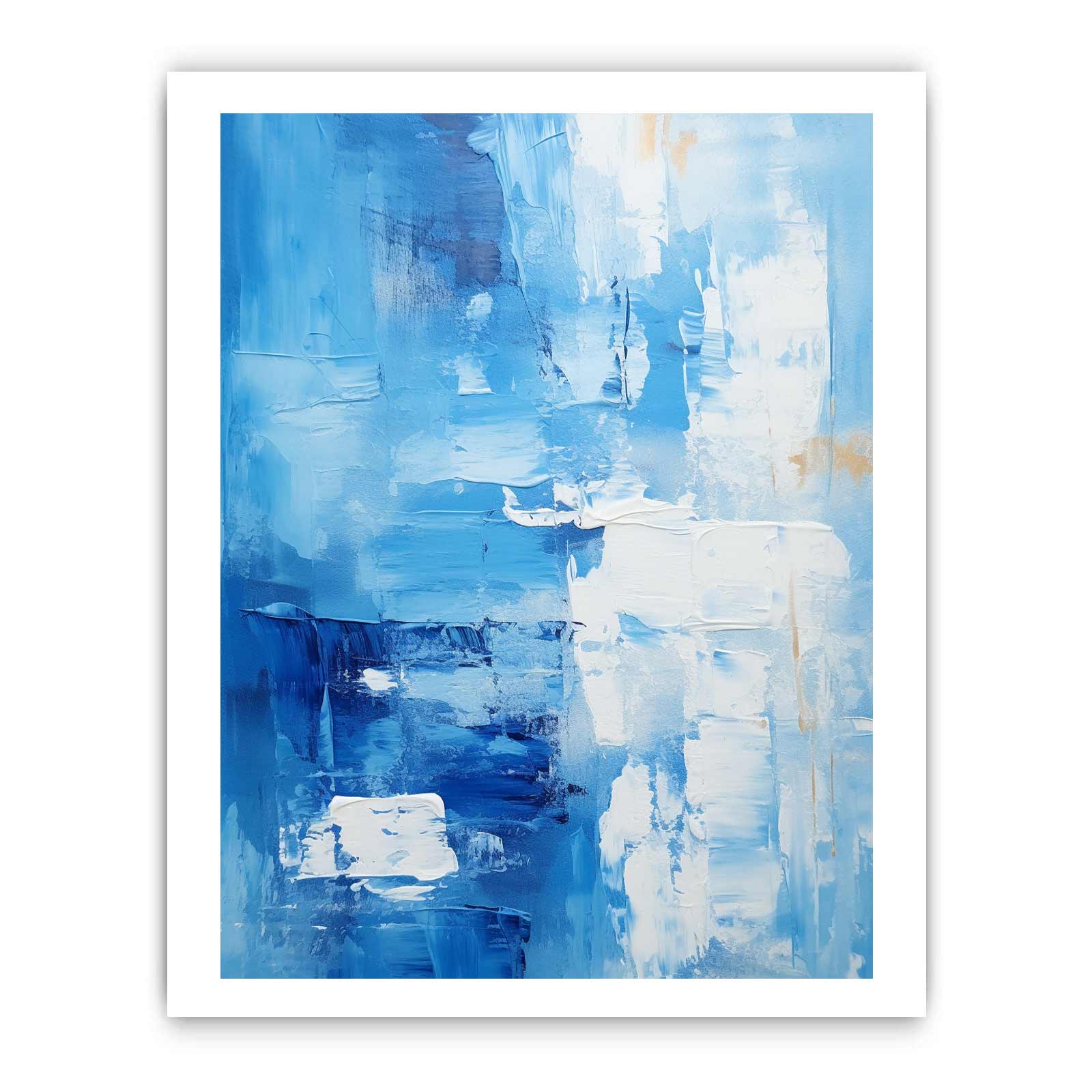 Abstract  Blue Painting