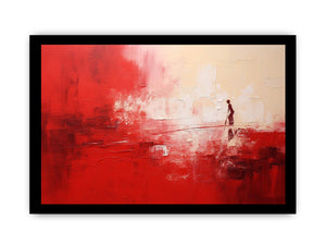 Red Abstract Painting