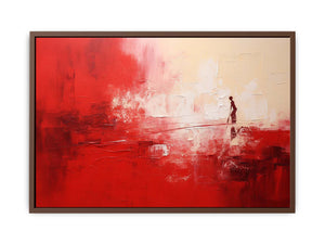 Red Abstract Painting