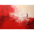 Red Abstract Painting