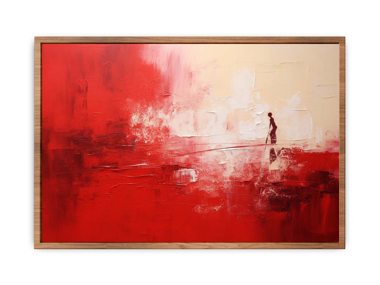 Red Abstract Painting