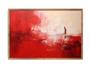 Red Abstract Painting