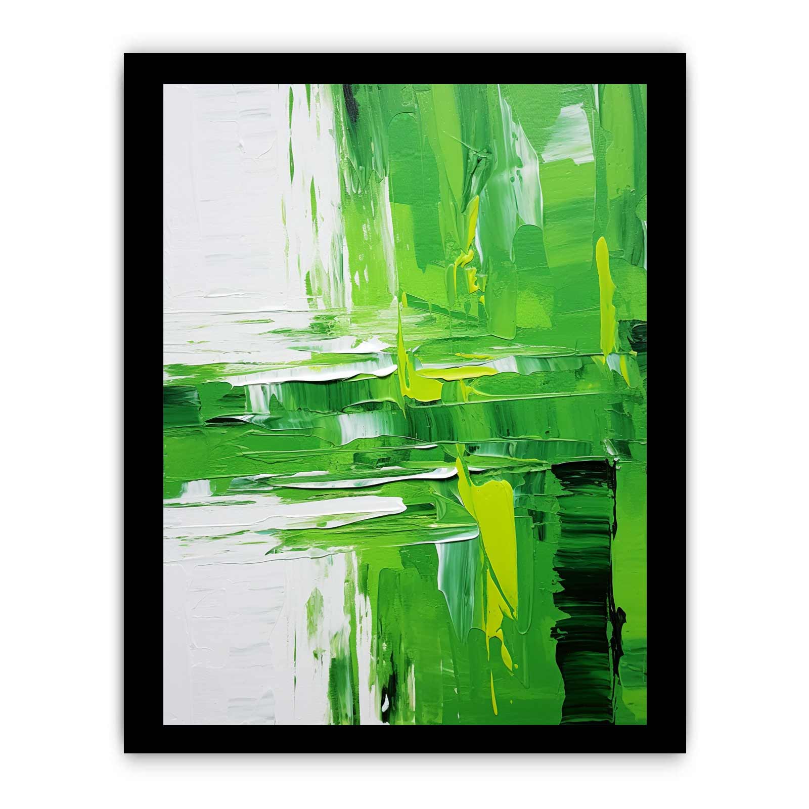 Abstract  Green Painting