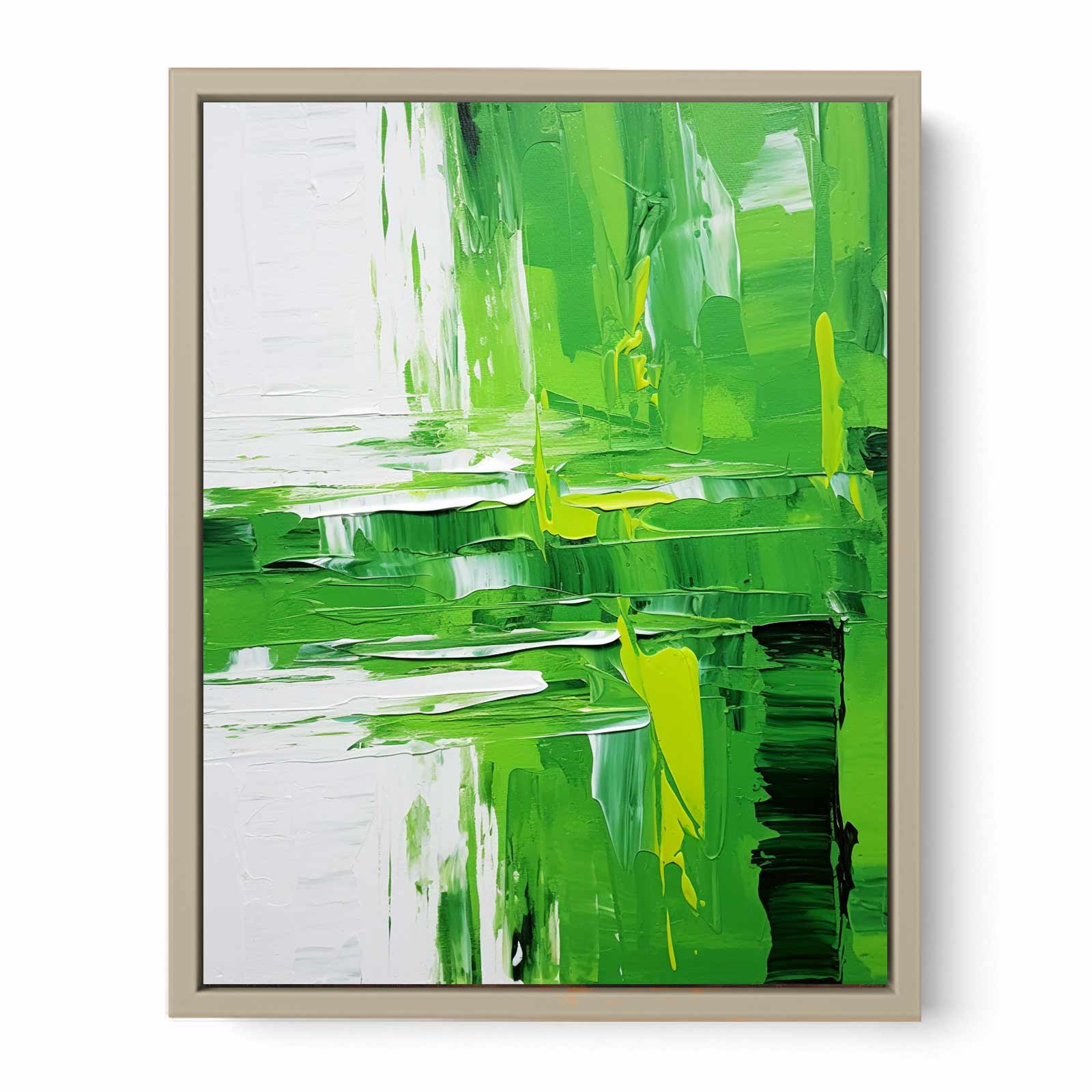 Abstract  Green Painting