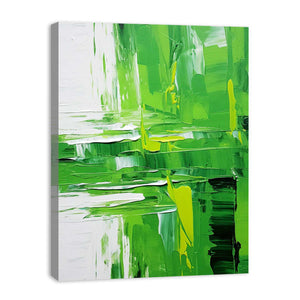 Abstract  Green Painting