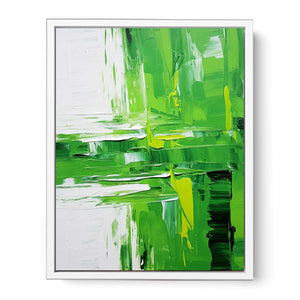 Abstract  Green Painting