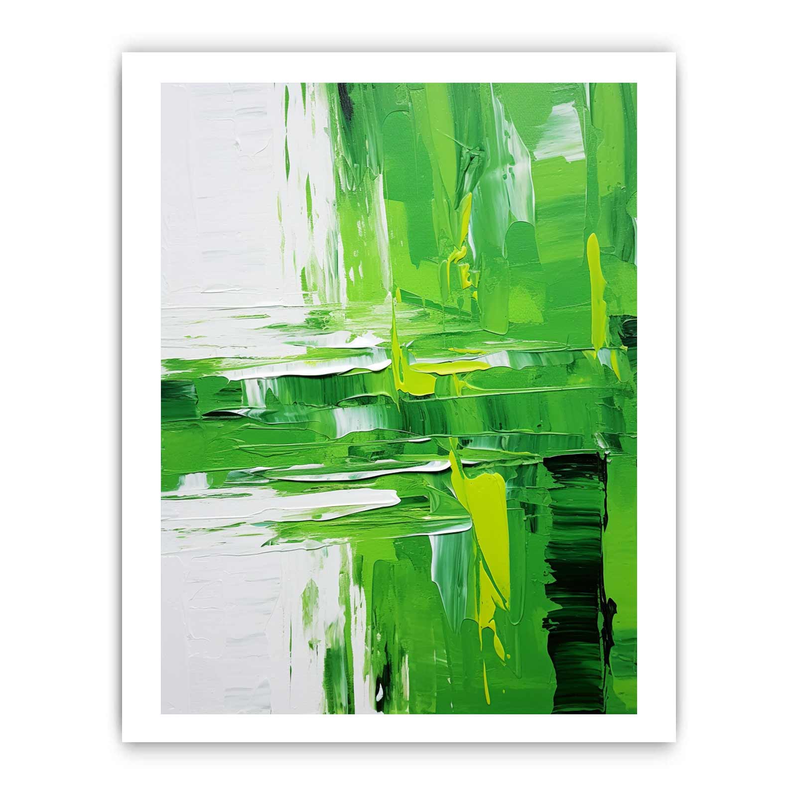 Abstract  Green Painting