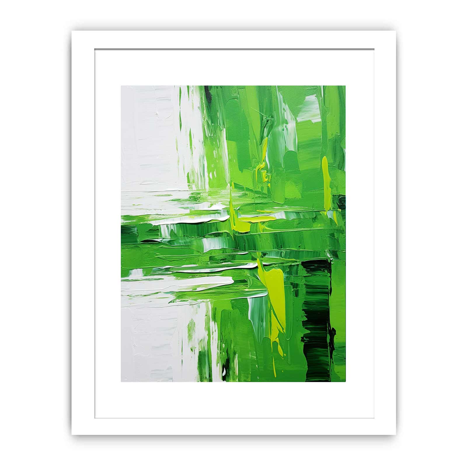 Abstract  Green Painting
