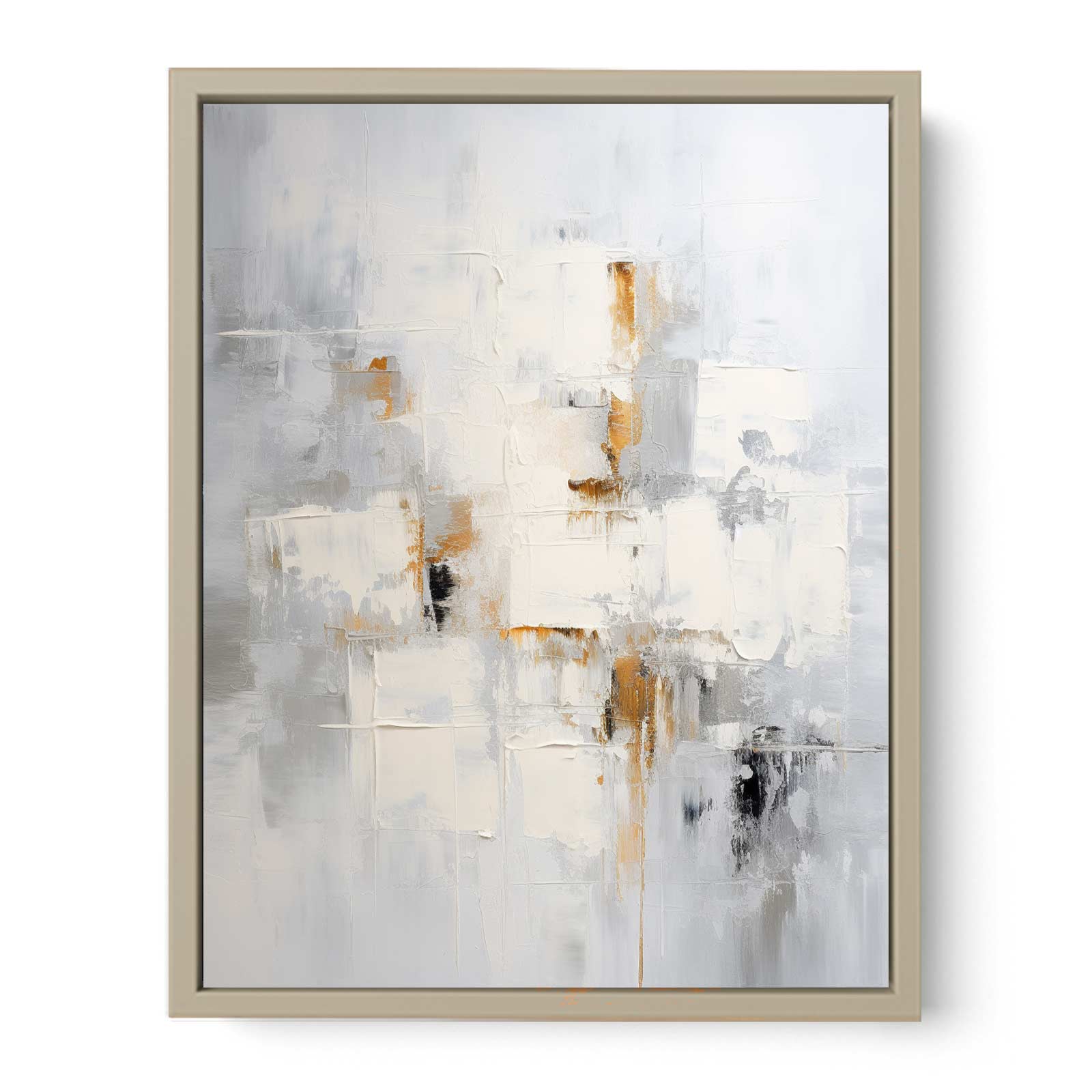 Grey Abstract Painting