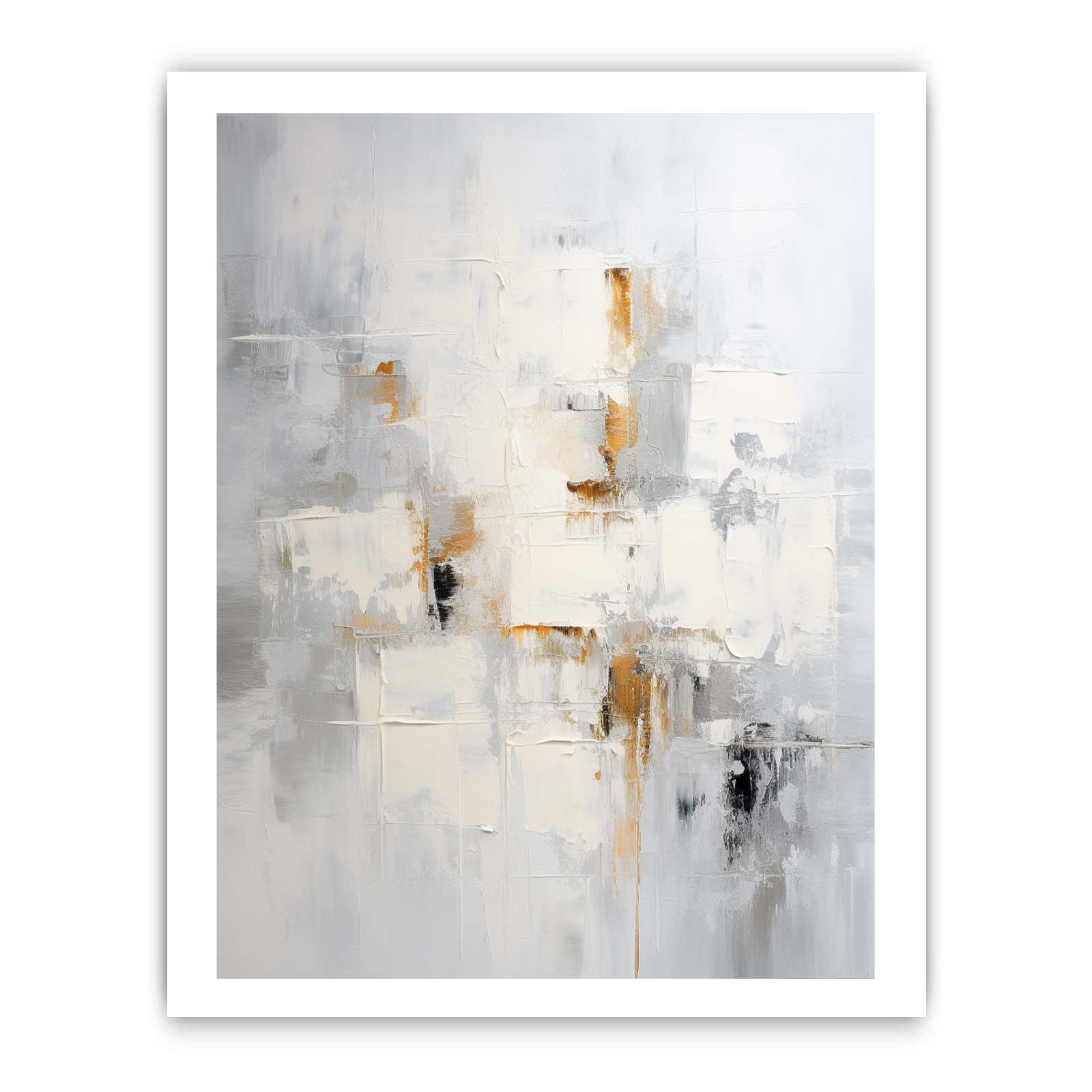 Grey Abstract Painting