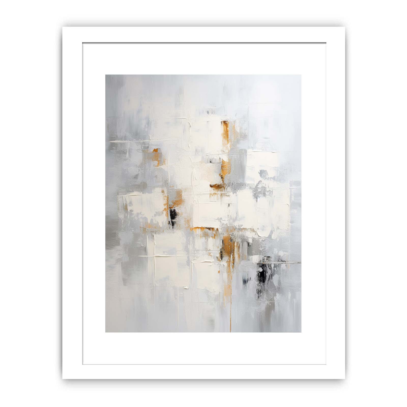 Grey Abstract Painting