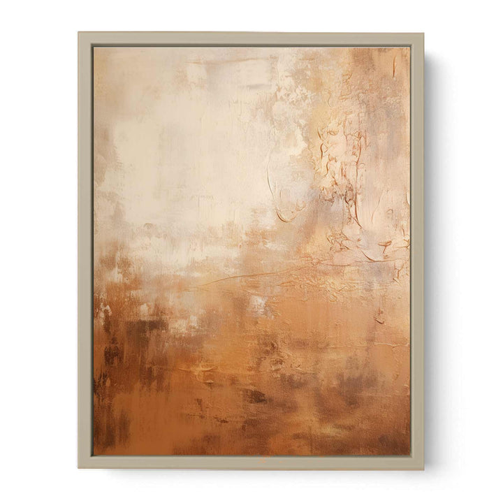 Brown Abstract Painting