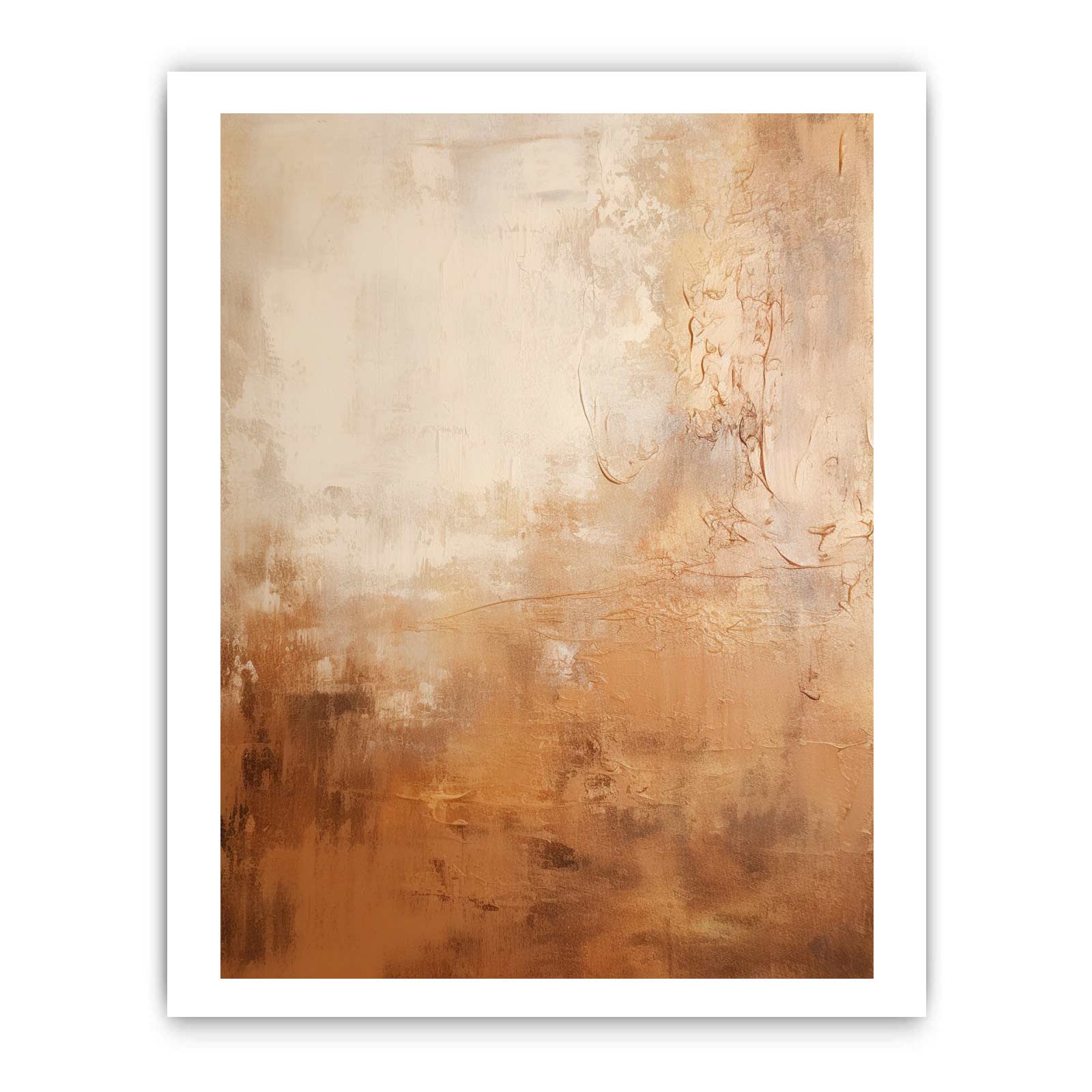 Brown Abstract Painting