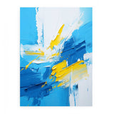 Yellow Blue Abstract Painting artwork preview