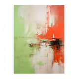 Abstract Painting Red Green artwork preview