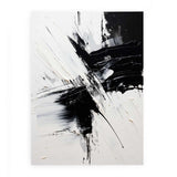 Black White Abstract Painting artwork preview
