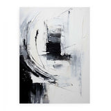White And Grey Abstract Painting artwork preview