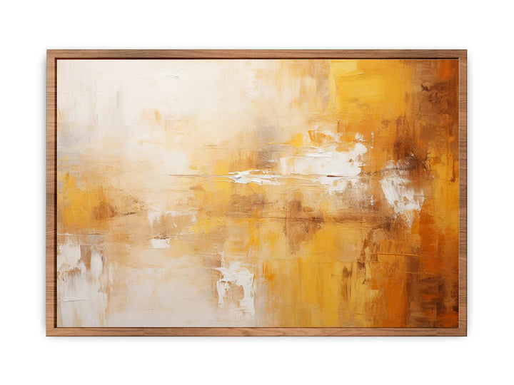 Abstract Brown Yellow Painting