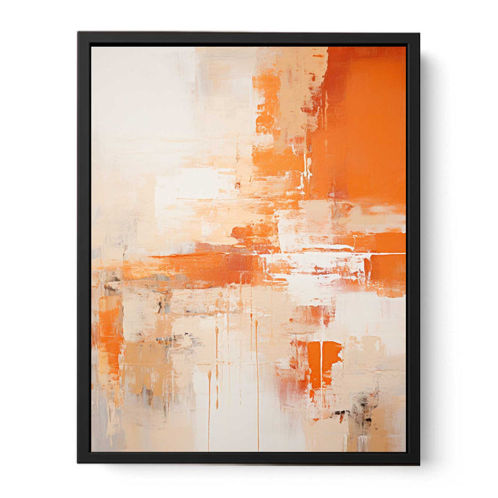 Abstract Orange Painting
