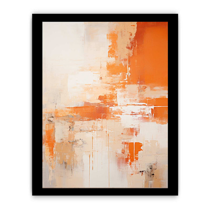 Abstract Orange Painting