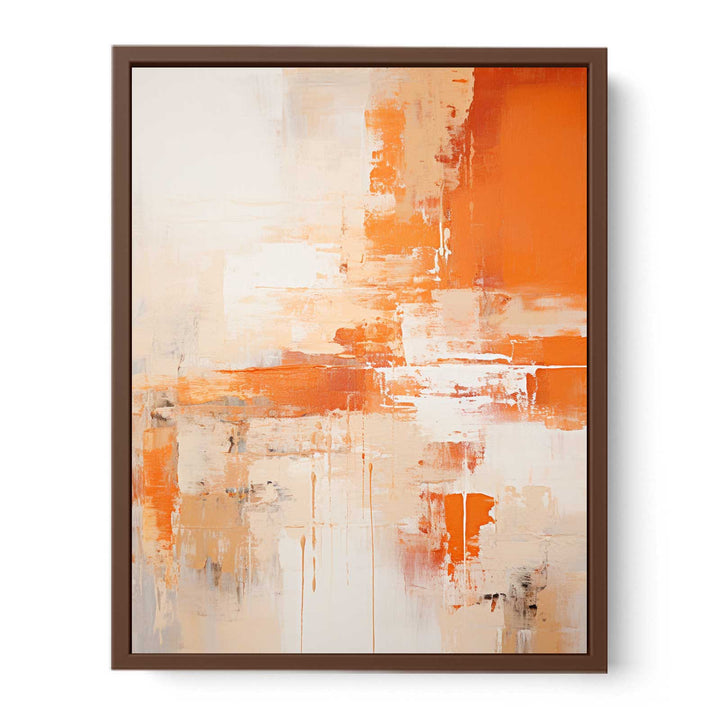 Abstract Orange Painting