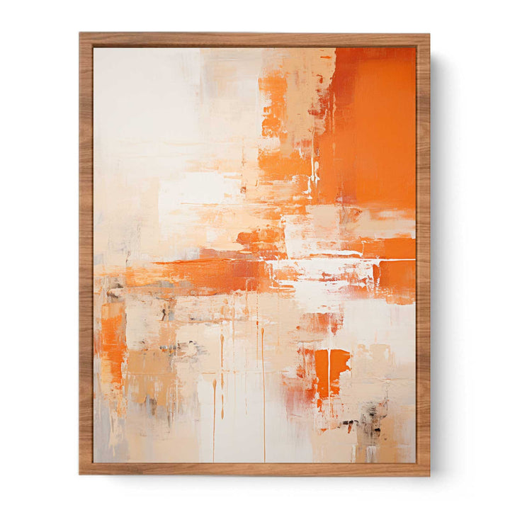 Abstract Orange Painting