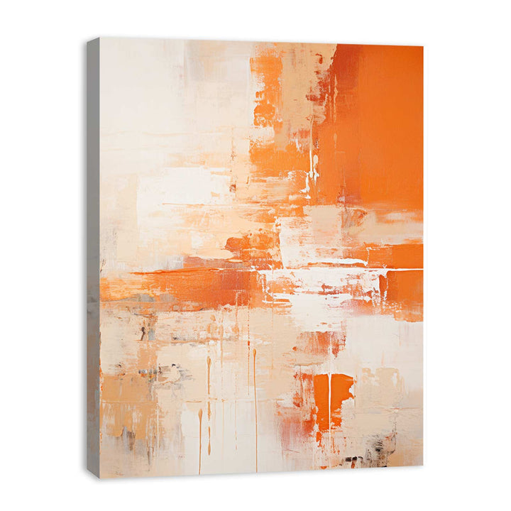 Abstract Orange Painting