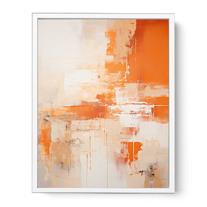 Abstract Orange Painting