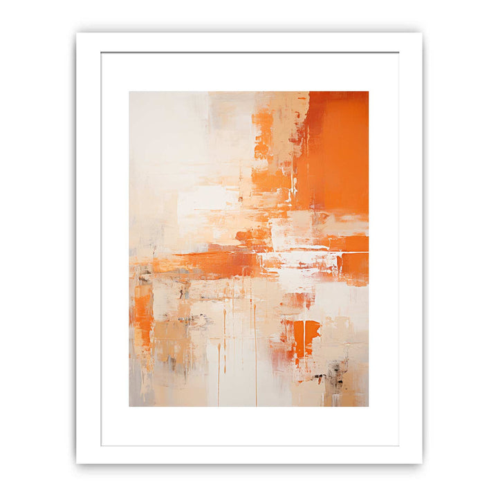 Abstract Orange Painting
