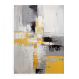 Abstract Painting Grey Yellow artwork preview