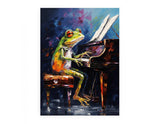 Frog Piano Modern Art Painting artwork preview