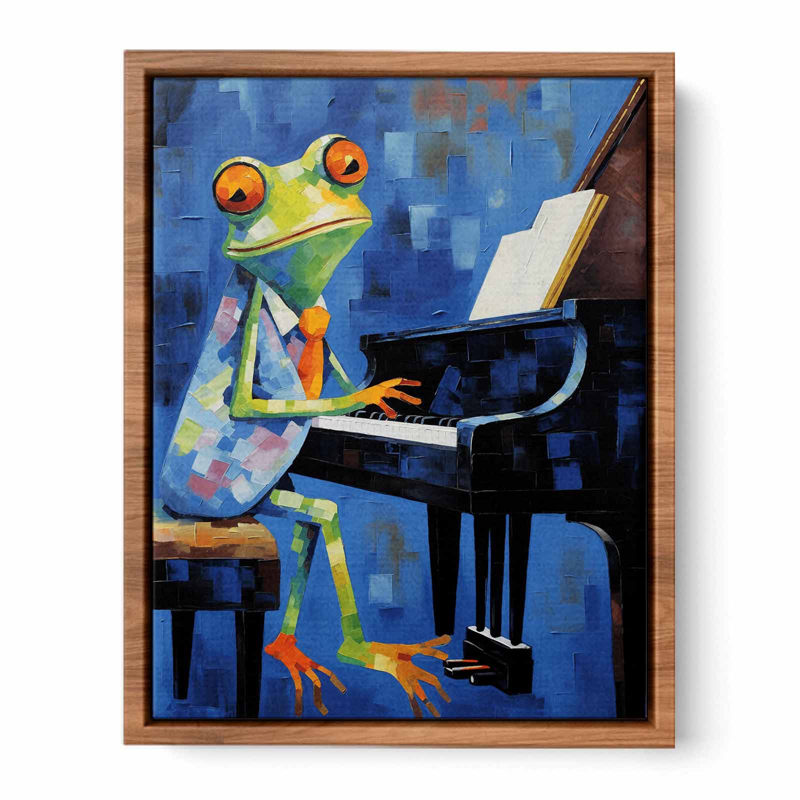 Frog Playing Piano