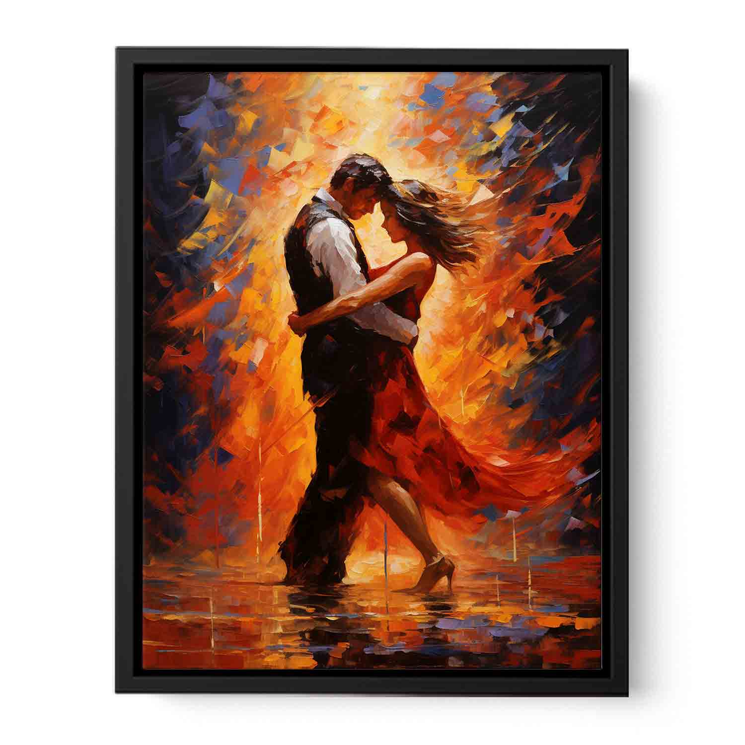 Kinetic Love: Dancing Couple