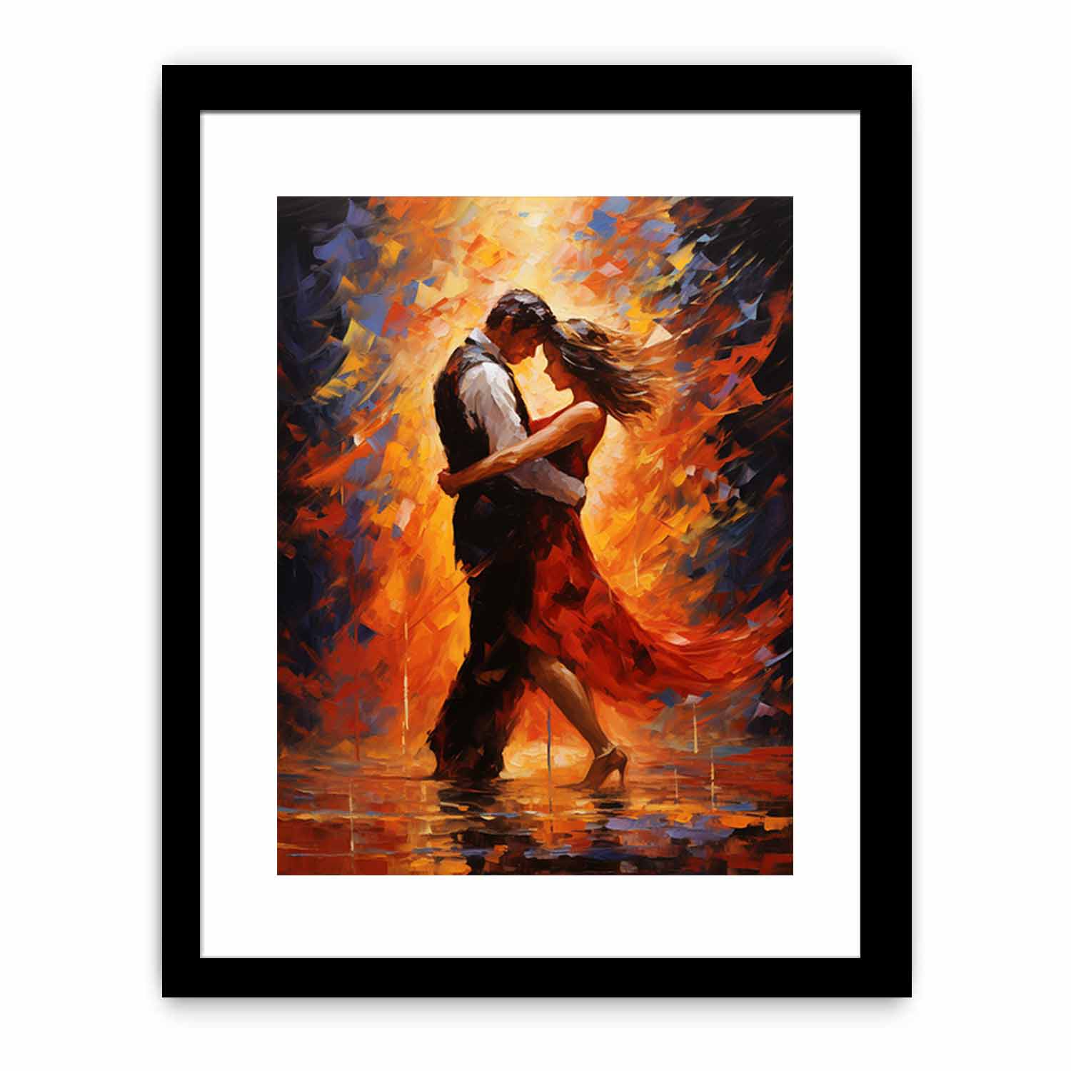 Kinetic Love: Dancing Couple