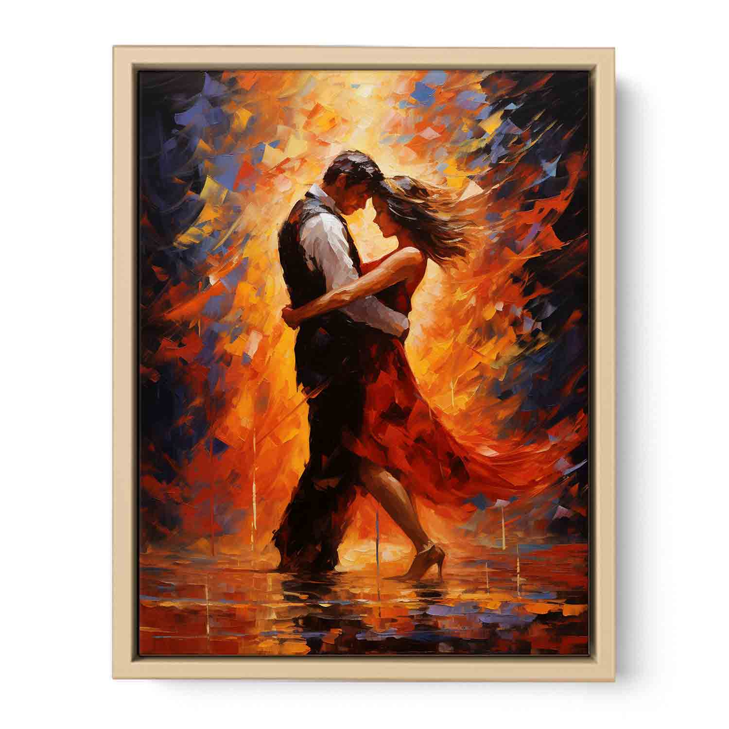 Kinetic Love: Dancing Couple