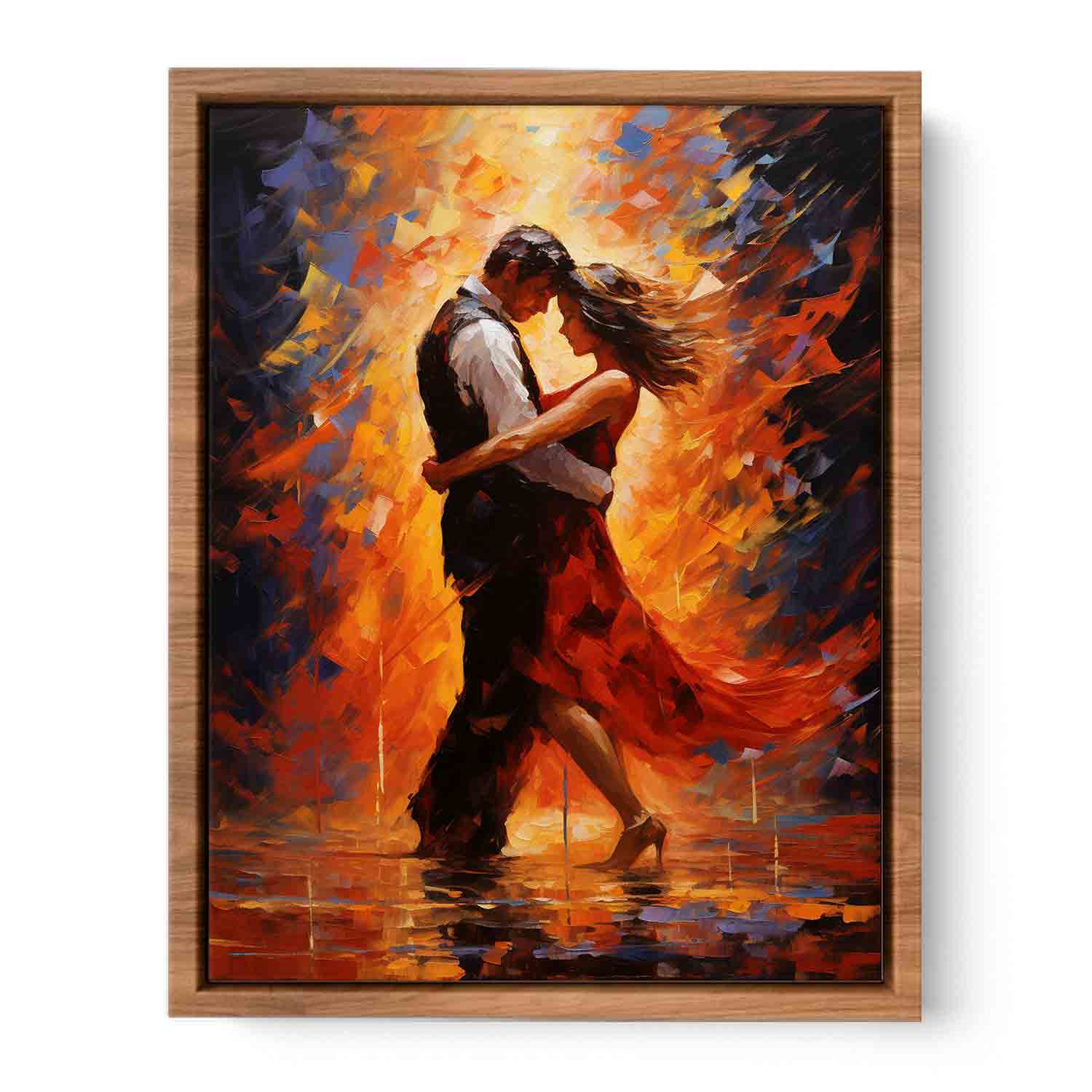 Kinetic Love: Dancing Couple