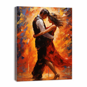Kinetic Love: Dancing Couple