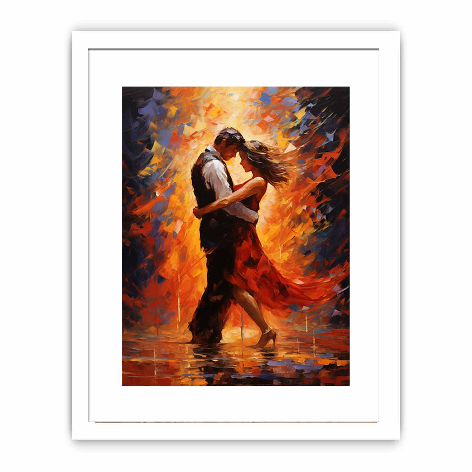 Kinetic Love: Dancing Couple
