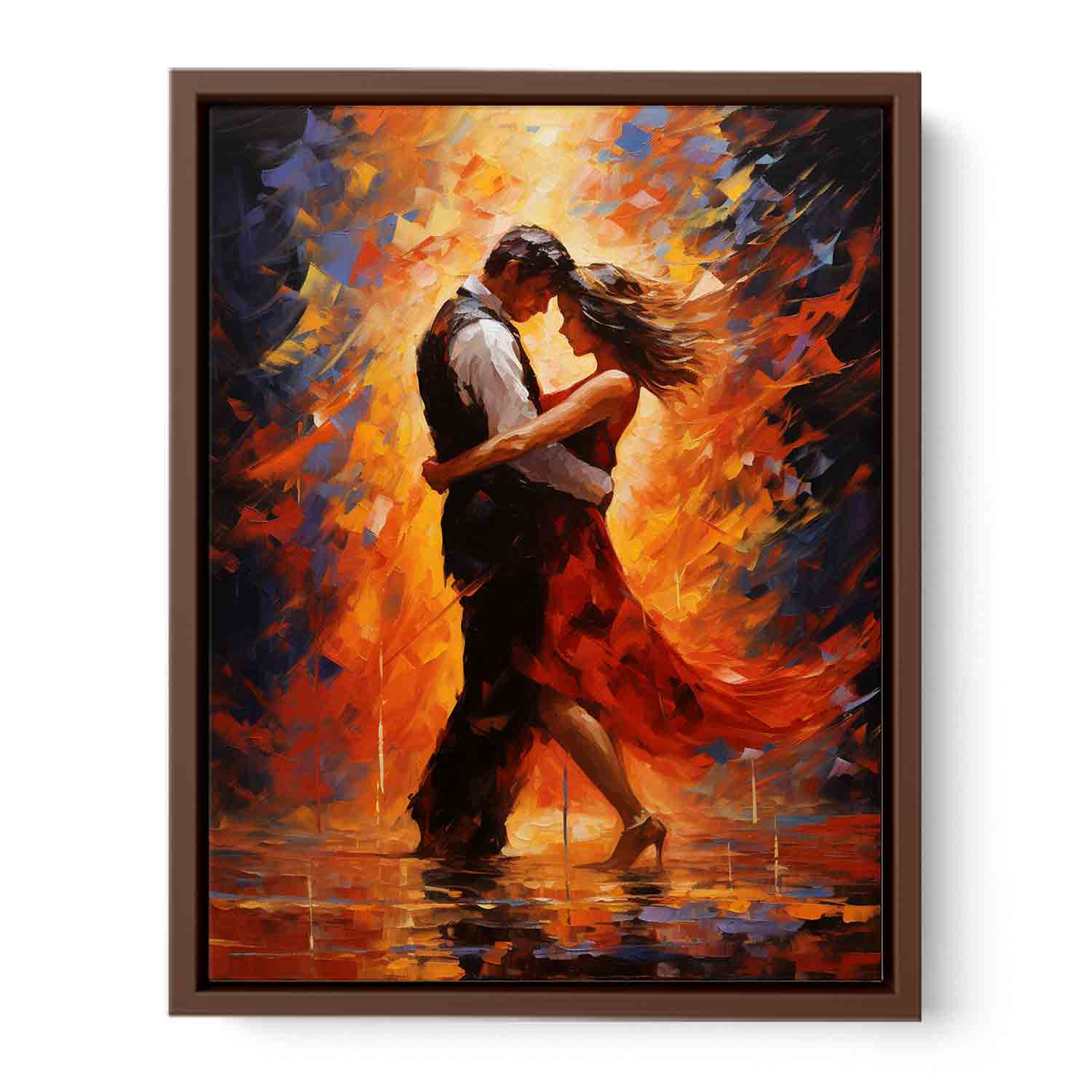 Kinetic Love: Dancing Couple