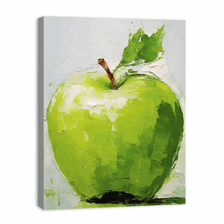 Apple Yellow Modern Painting