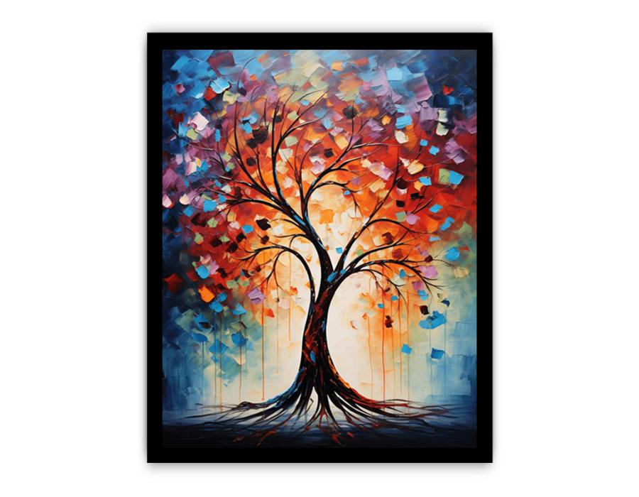 Tree Modern Art  Painting